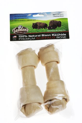 Tasman's Natural Pet-Bison Rawhide Bone