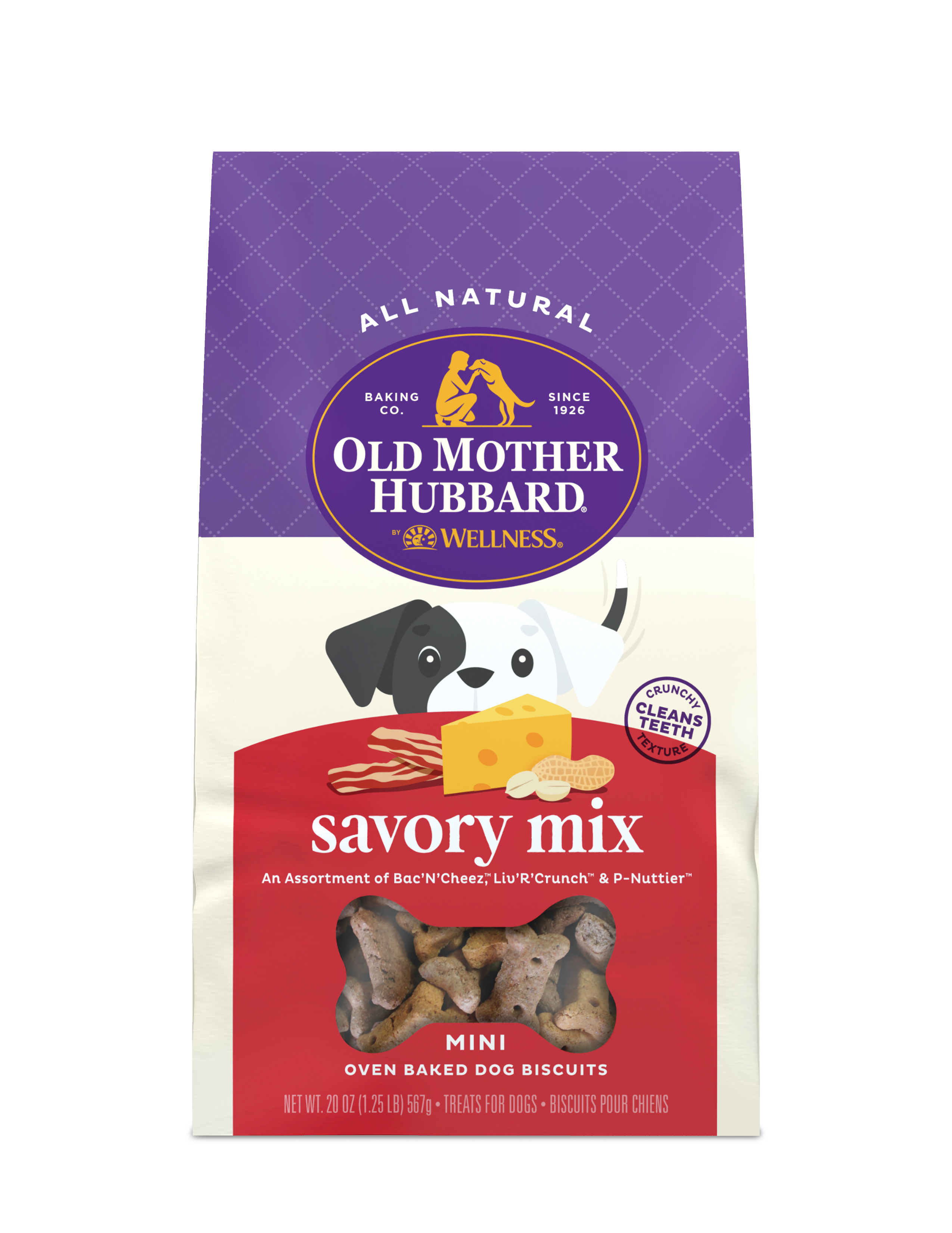 Old Mother Hubbard-Crunchy Classic Natural Extra Tasty Assortment Mini Biscuits Dog Treats