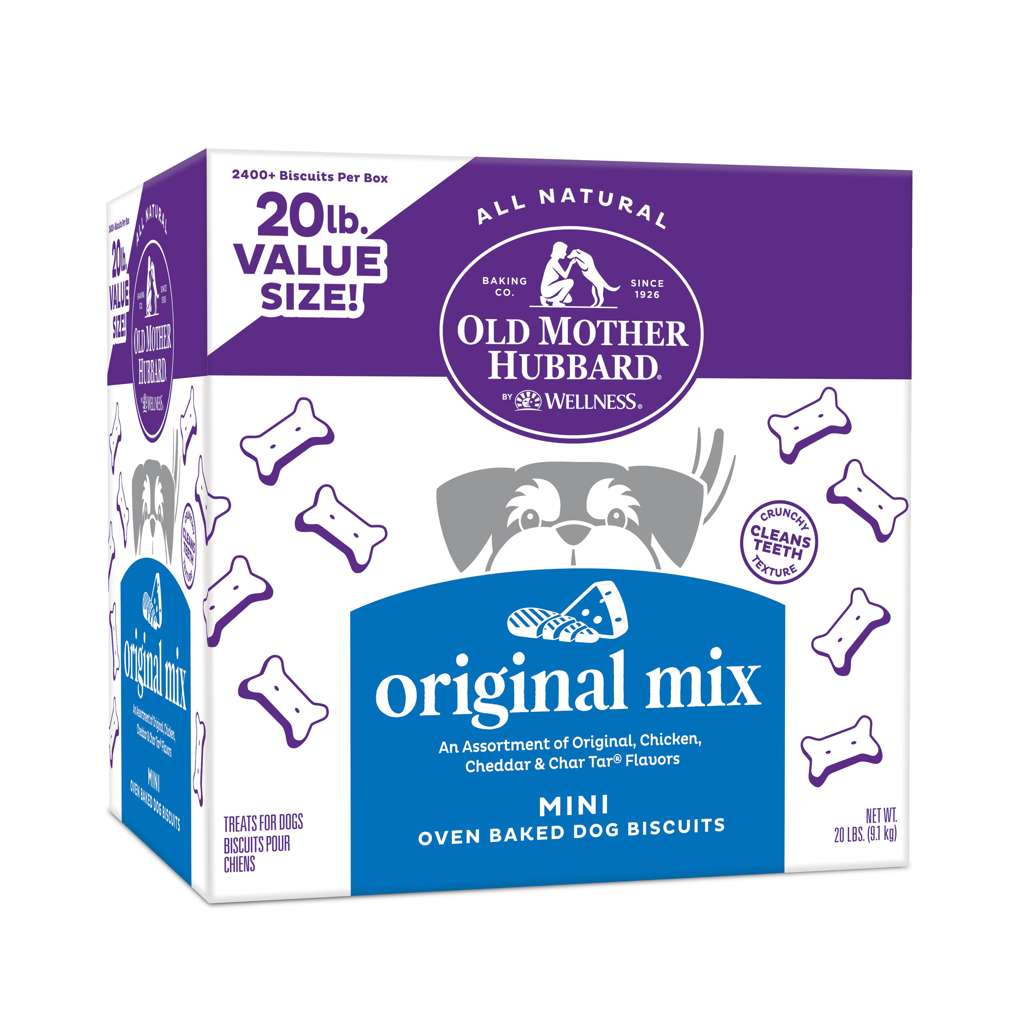 Old Mother Hubbard-Crunchy Classic Natural Original Assortment Mini Biscuits Dog Treats