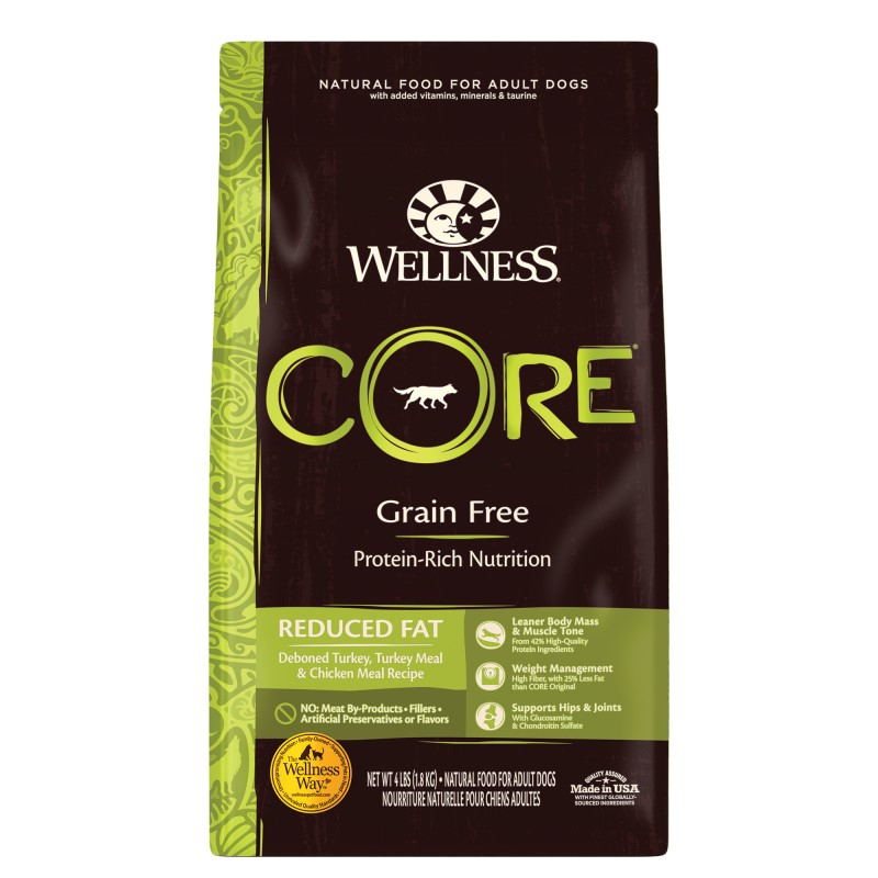 Wellness-CORE Natural Grain Free Reduced Fat Weight Management Turkey & Chicken Recipe Dry Dog Food