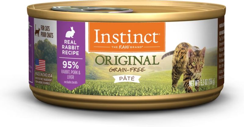 Nature's Variety Instinct-Grian-Free Rabbit Formula Canned Cat Food