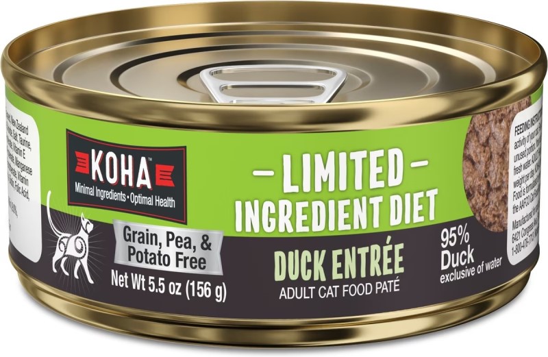 KOHA Pet Food-Grain & Potato Free Limited Ingredient Diet Duck Pate Canned Cat Food