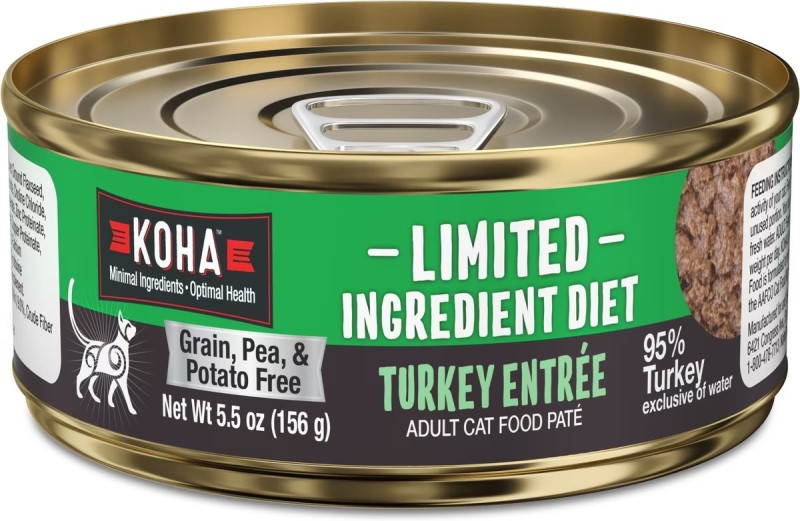 KOHA Pet Food-Grain & Potato Free Limited Ingredient Diet Turkey Pate Canned Cat Food