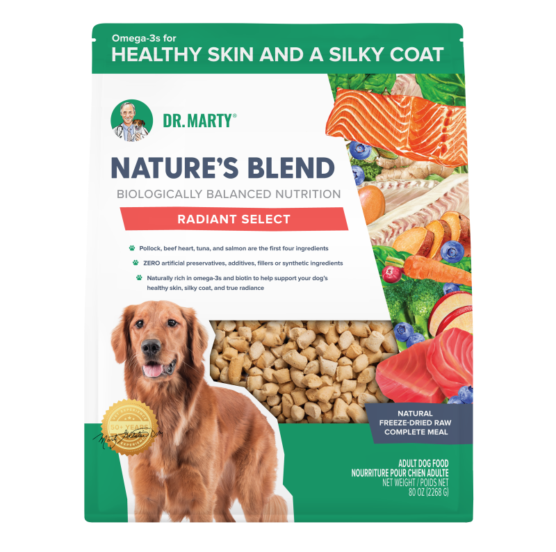 Dr. Marty-Nature’s Blend Radiant Select Freeze Dried Raw Dog Food