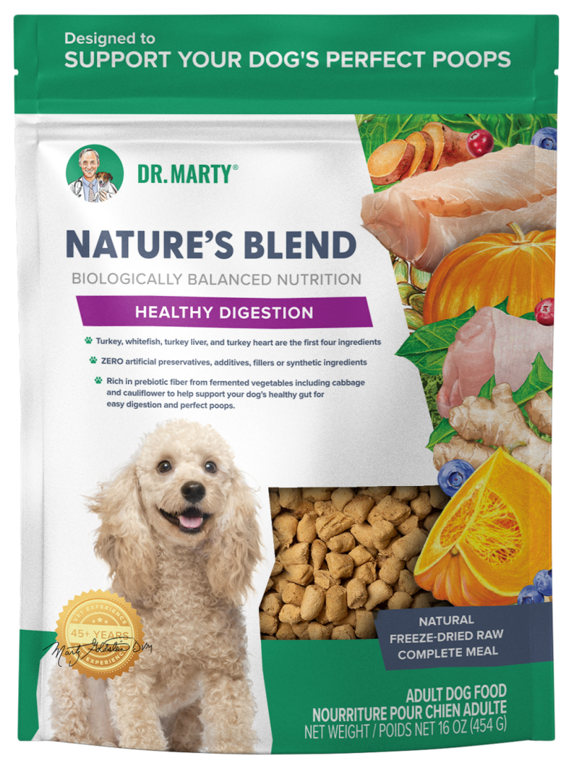 Dr. Marty-Nature’s Blend Healthy Digestion Freeze Dried Raw Dog Food