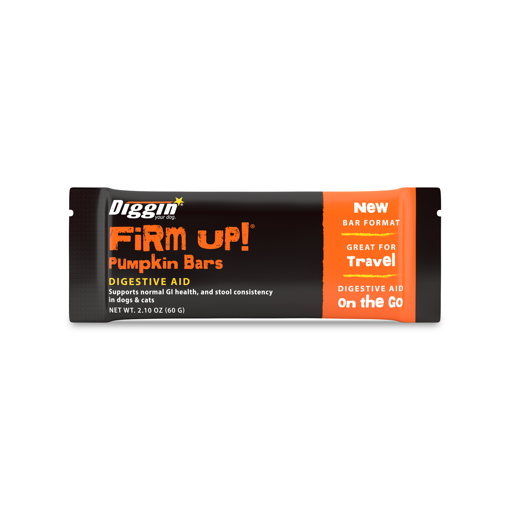 Diggin Your Dog-Firm Up! Pumpkin Bars Digestive Aid Stool Consistency for Dogs and Cats