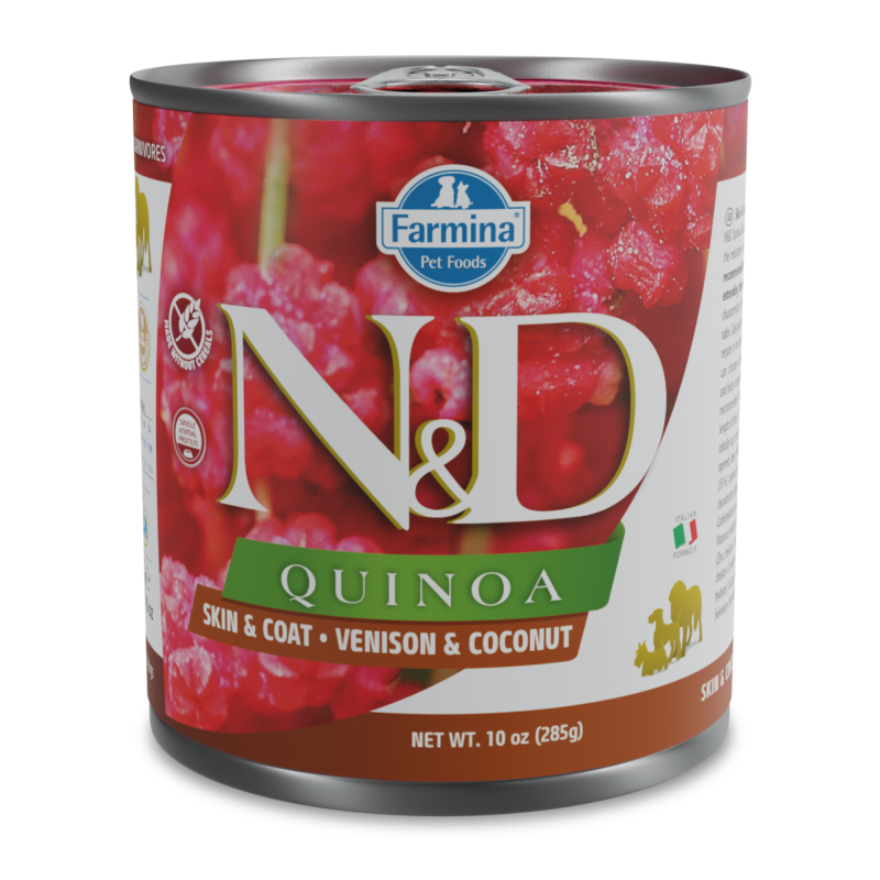Farmina Pet Foods-N&D Quinoa Skin & Coat Venison & Coconut Wet Food for Dogs