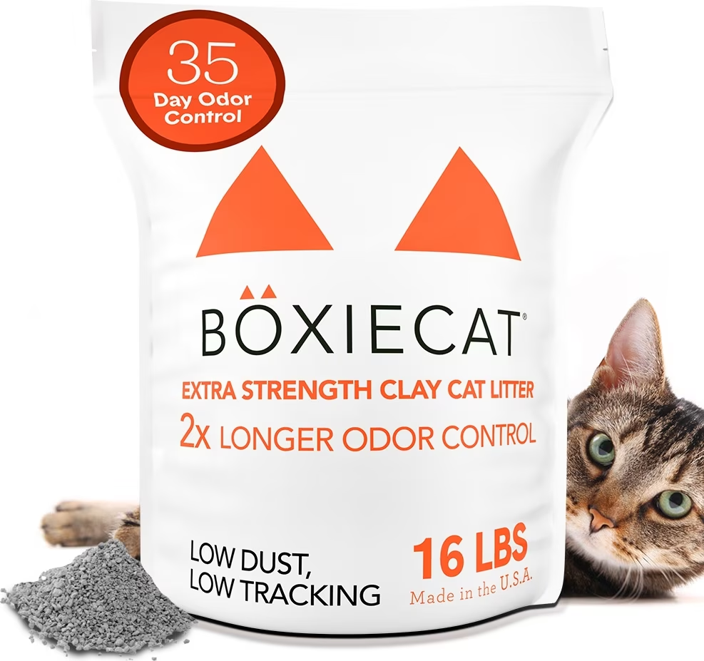 Boxiecat-Extra Strength Scentfree Premium Clumping Clay Litter