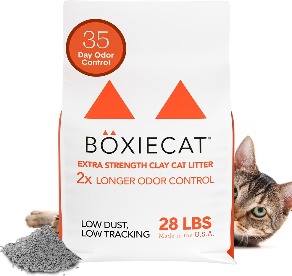 Boxiecat-Extra Strength Scentfree Premium Clumping Clay Litter