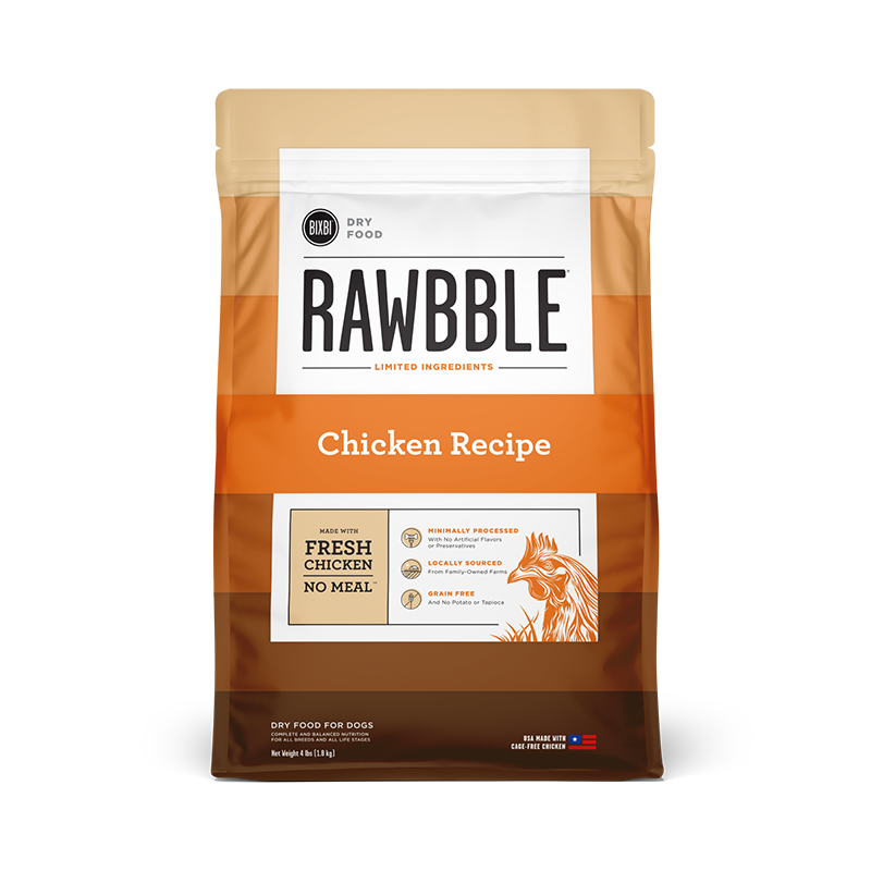 Bixbi-Rawbble Grain-Free Chicken Recipe Dry Dog Food