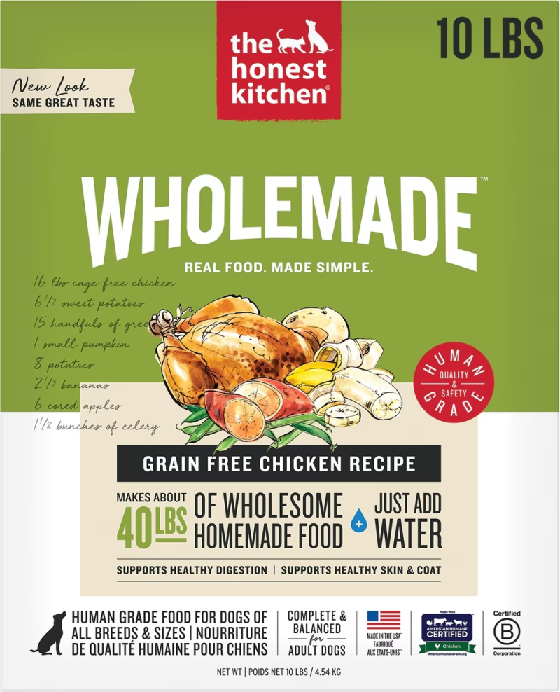 The Honest Kitchen-Grain Free Chicken Recipe Dehydrated Dog Food