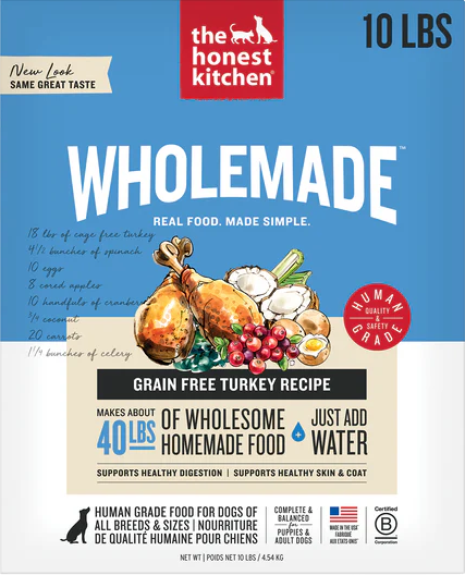 The Honest Kitchen-Grain Free Turkey Recipe Dehydrated Dog Food