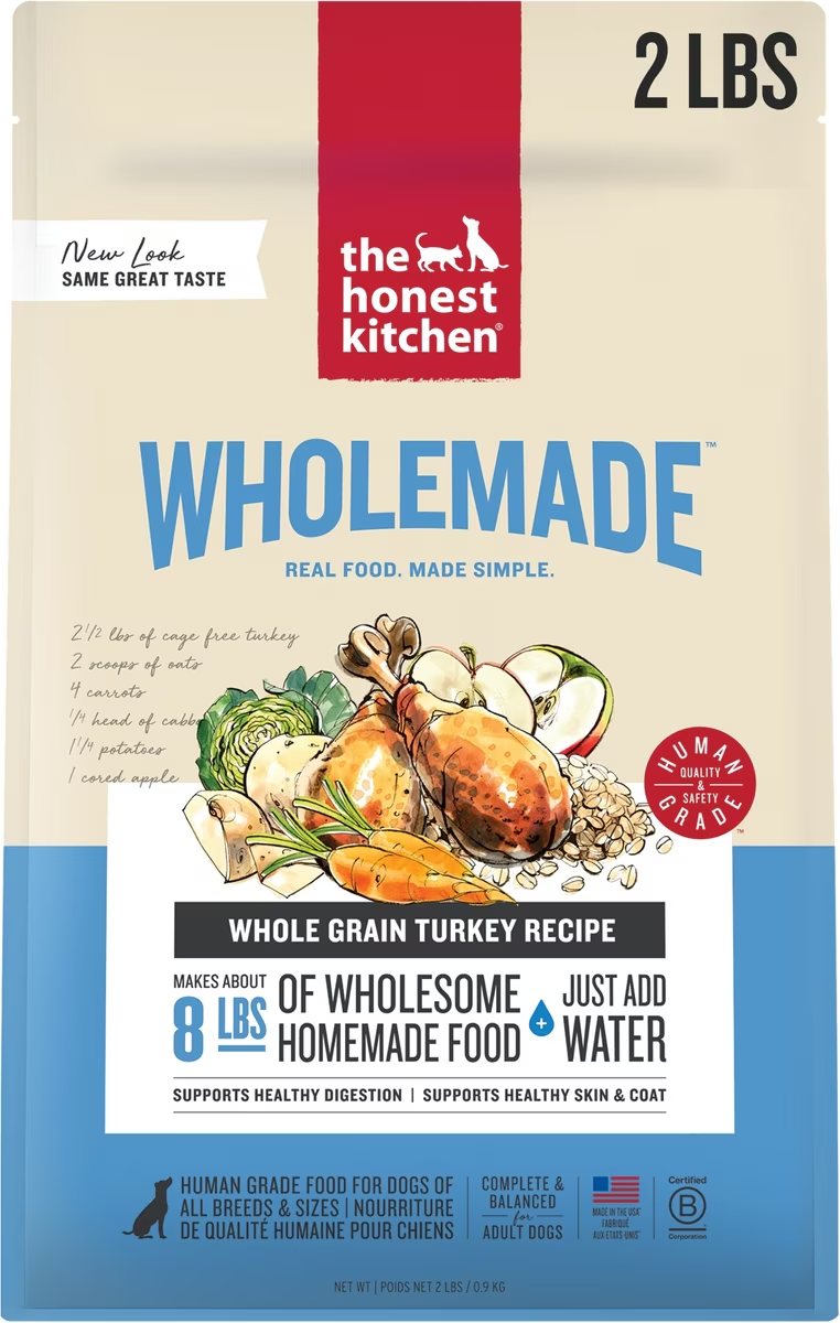 The Honest Kitchen-Whole Grain Turkey Recipe Dehydrated Dog Food
