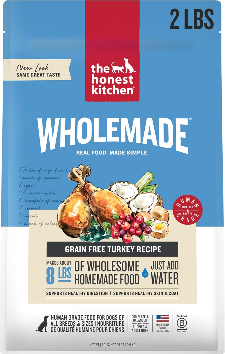 The Honest Kitchen-Grain Free Turkey Recipe Dehydrated Dog Food