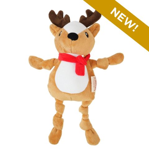 Territory-Knot Reindeer Holiday Dog Toy