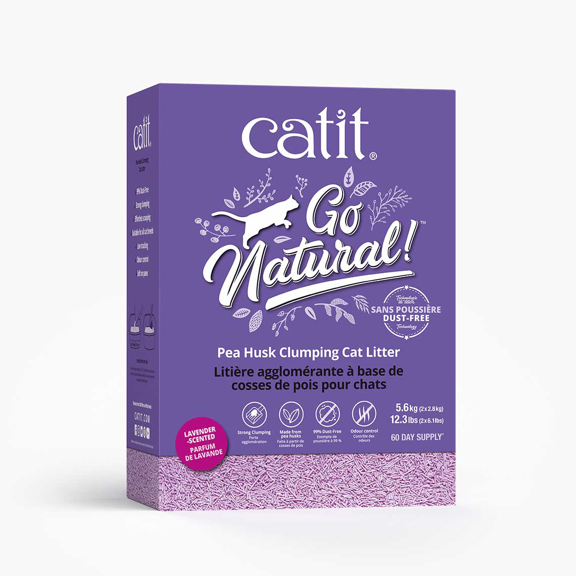 Catit Pea Husk Litter-Lavendar-12.3#