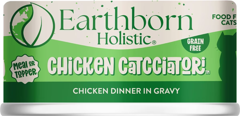 Earthborn Holistic-Chicken Catcciatori Grain Free Canned Cat Food