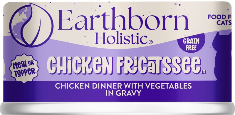 Earthborn Holistic-Grain Free Chicken Fricatssee Canned Cat Food