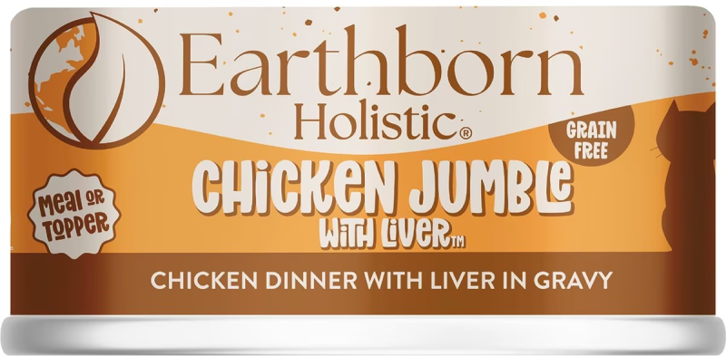 Earthborn Holistic-Grain Free Chicken Jumble with Liver Canned Cat Food