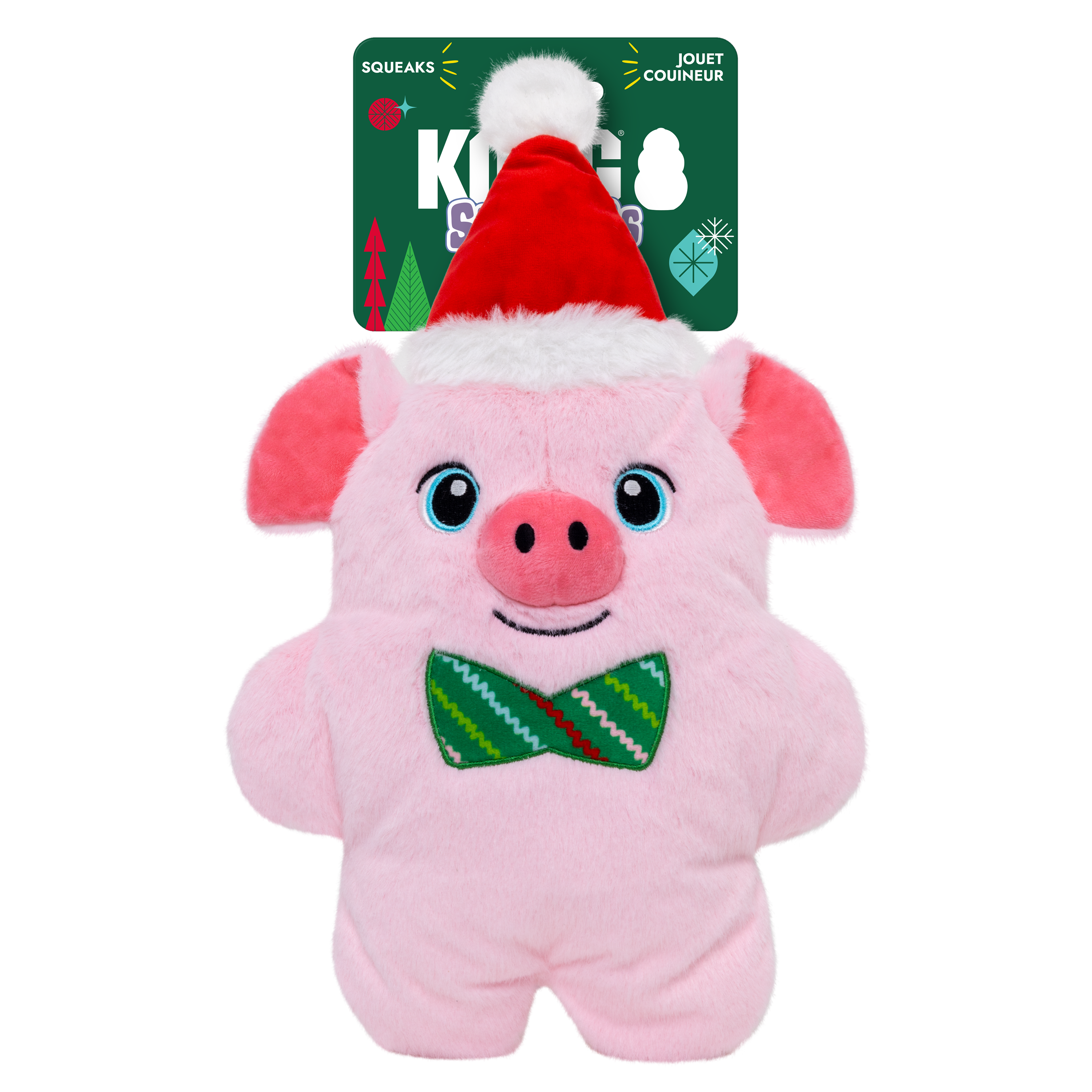 Kong-Snuzzles Pig Holiday Toy for Dogs