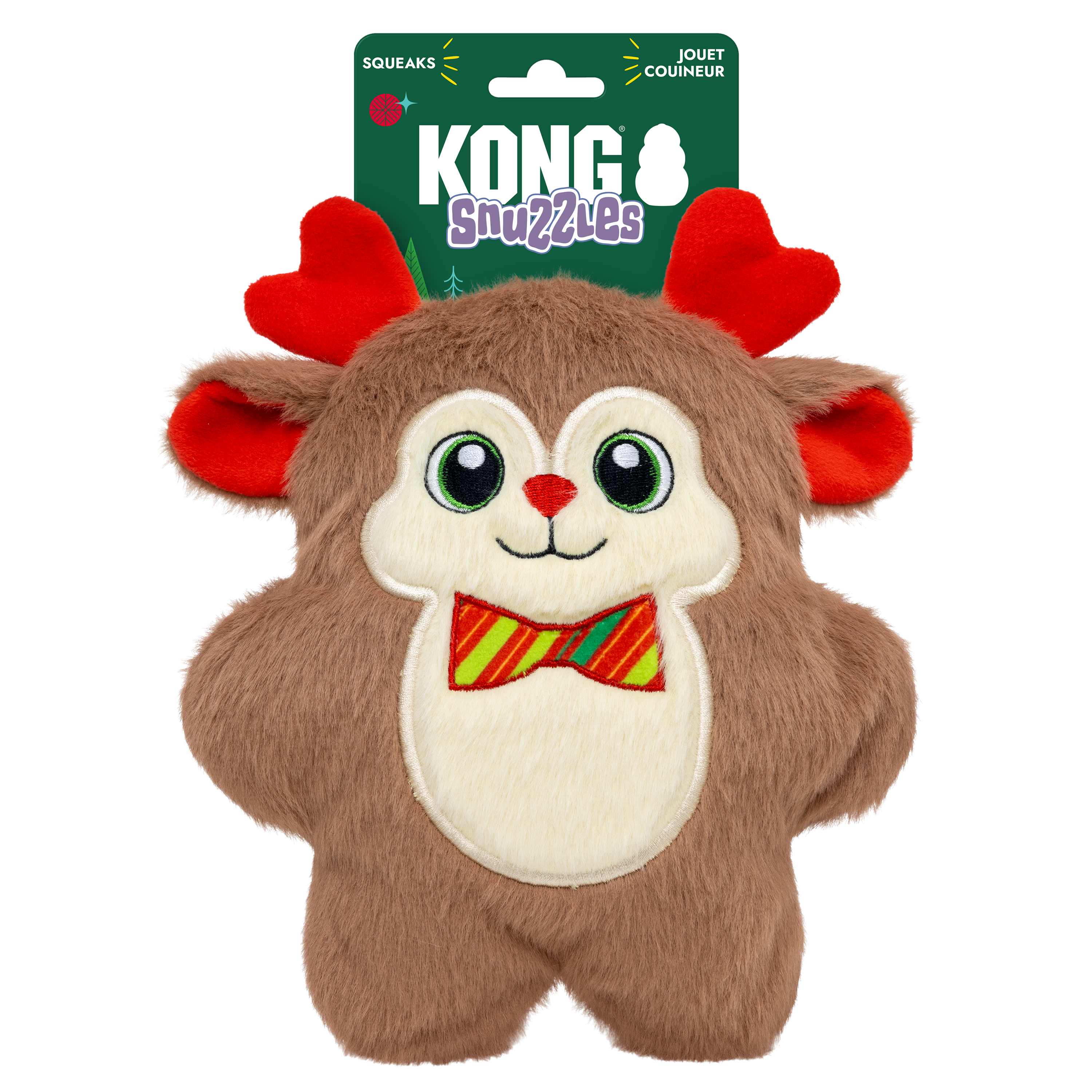 Kong-Snuzzles Reindeer Holiday Toy for Dogs