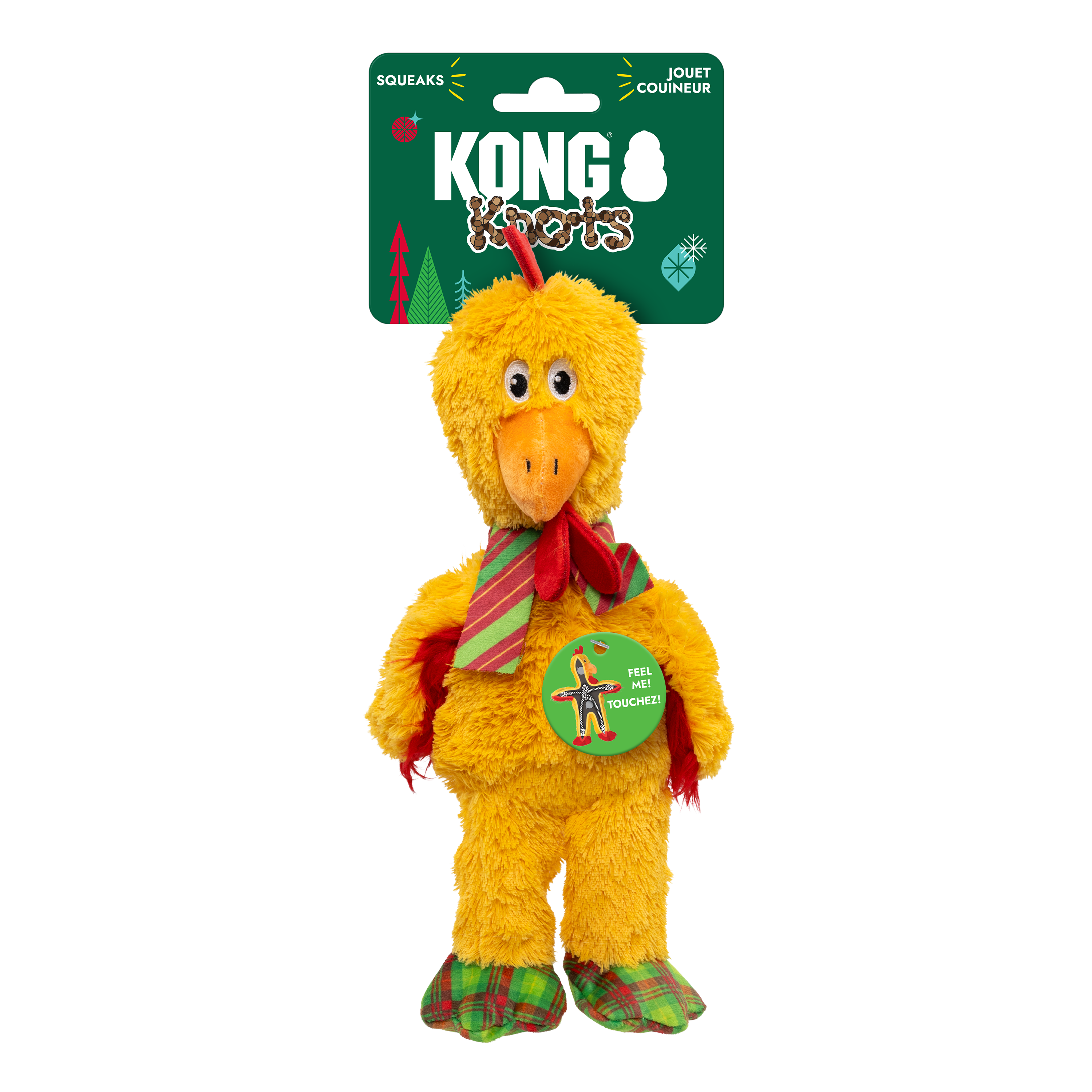 Kong-Knots Chicken Holiday Toy for Dogs