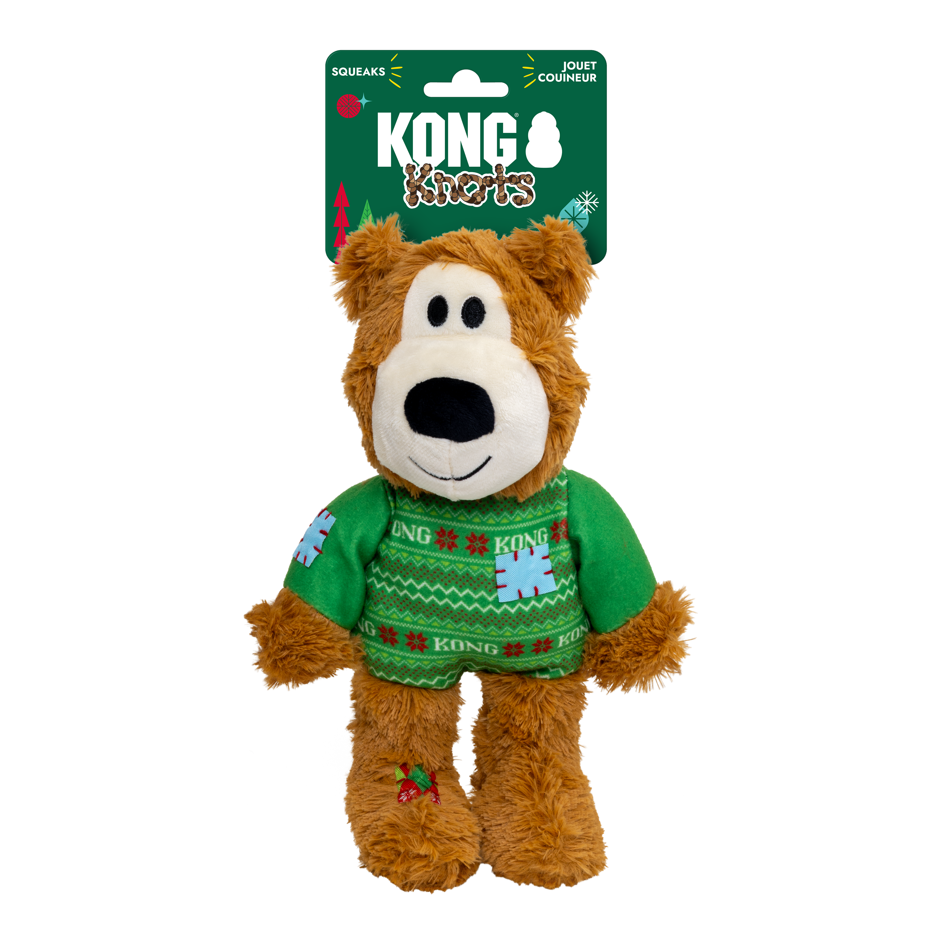 Kong-Knots Bear Holiday Toy for Dogs