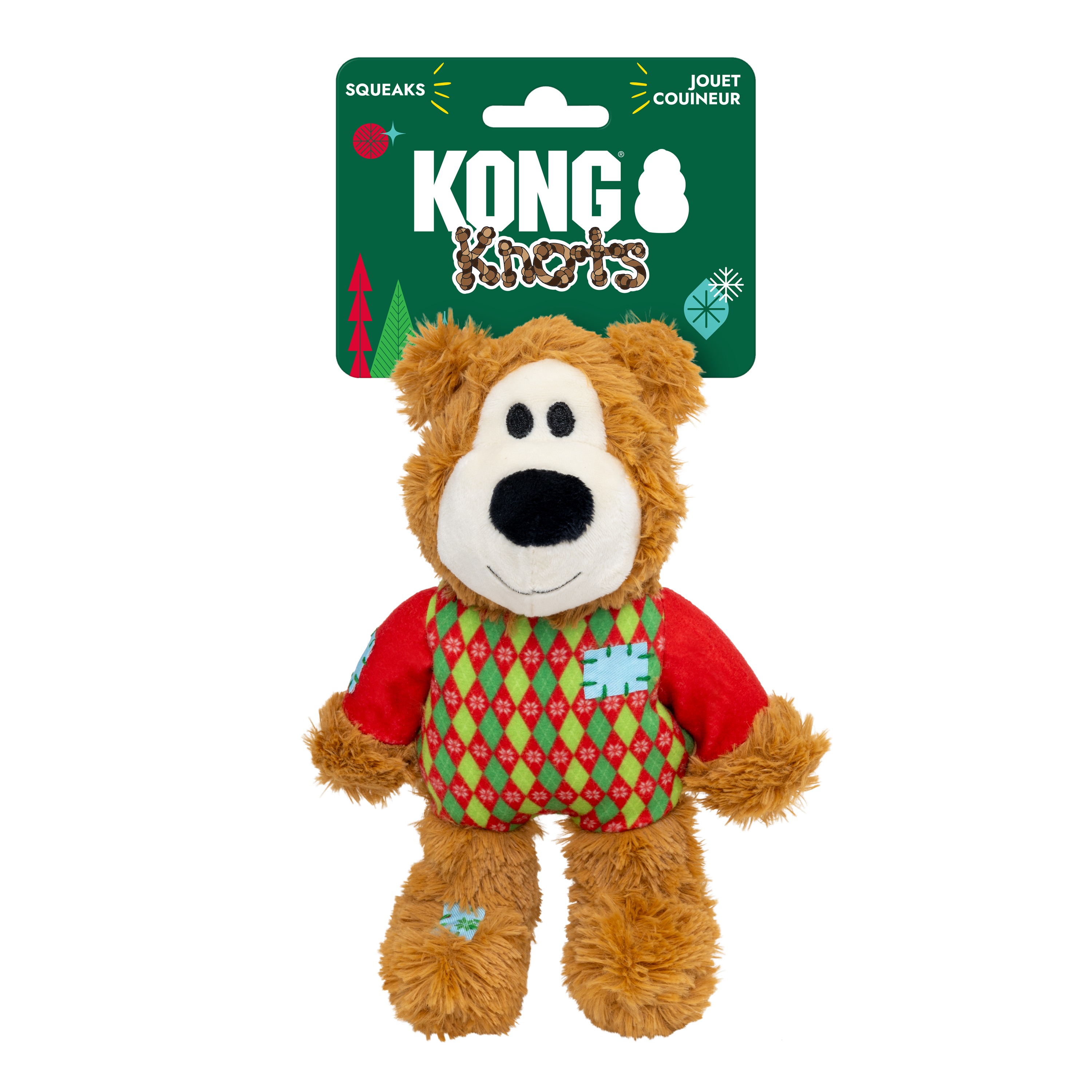 Kong-Knots Bear Holiday Toy for Dogs