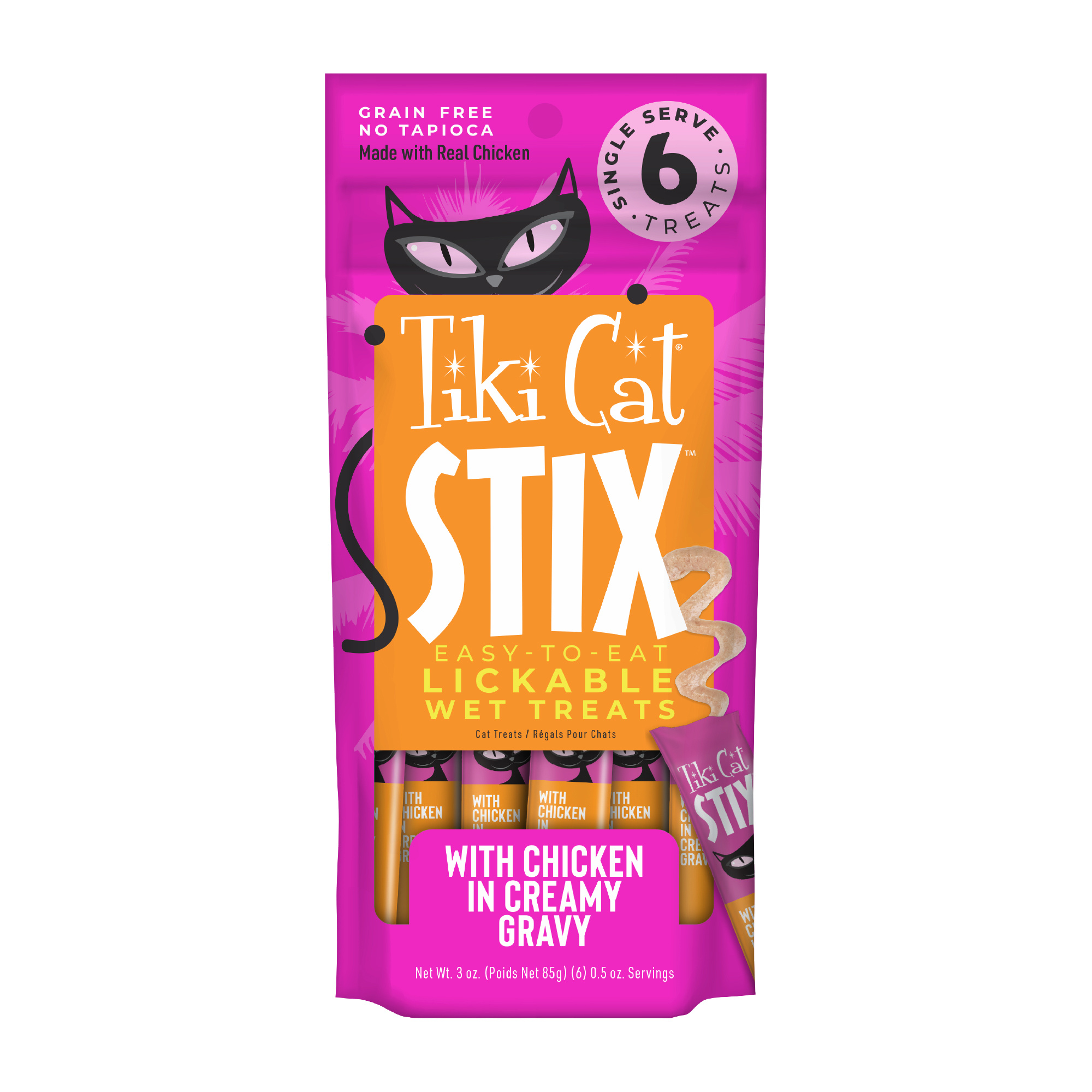 Tiki Cat-Stix Wet Treats- Chicken