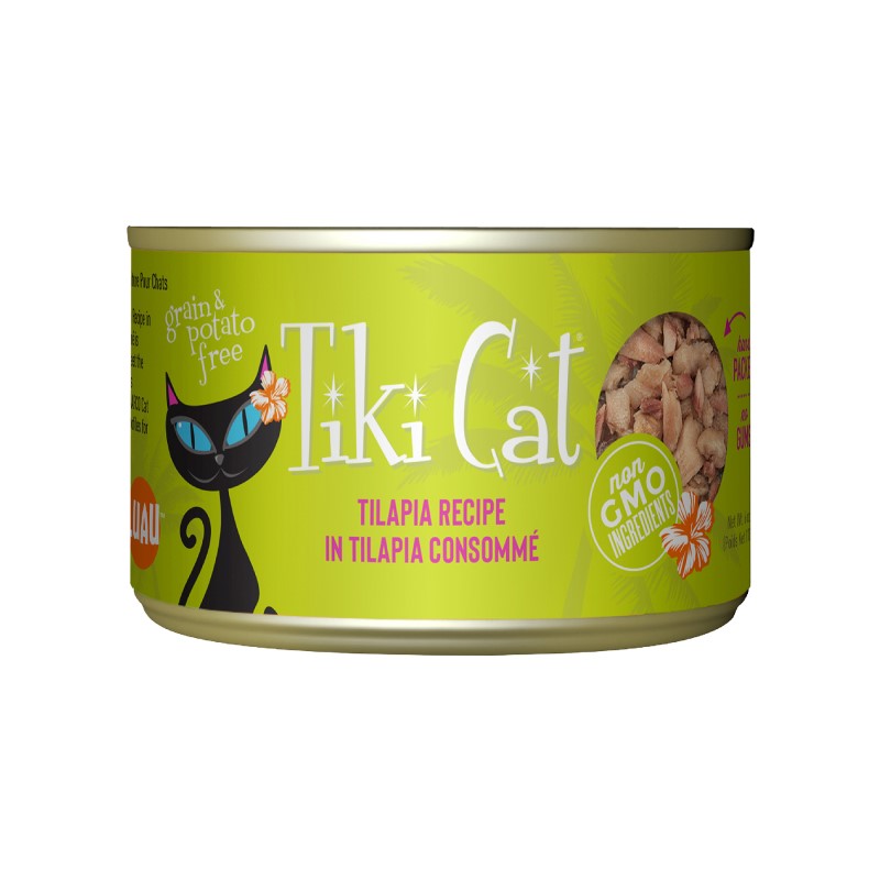Tiki Cat-Kapi'Olani Luau Grain Free Tilapia in Tilapia Consomme Canned Cat Food
