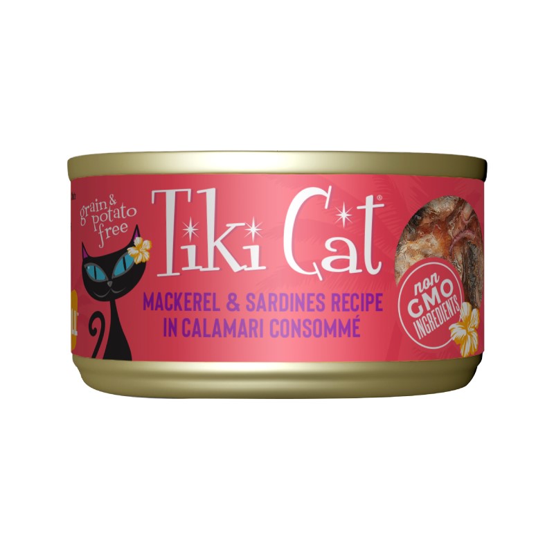 Tiki Cat-Makaha Grill Grain Free Mackrel And Sardine In Calamari Consomme Canned Cat Food