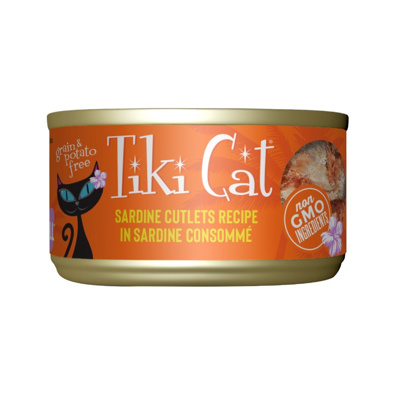 Tiki Cat-Tahitian Grill Grain Free Sardine Cutlets Canned Cat Food