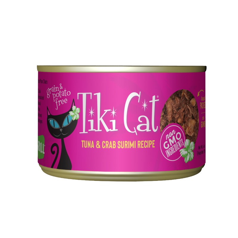 Tiki Cat-Lanai Luau Grain Free Tuna In Crab Surimi Consomme Canned Cat Food