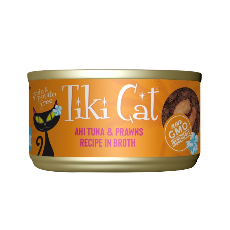 Tiki Cat-Manana Grill Grain Free Ahi Tuna With Tiger Prawns In Tuna Consomme Canned Cat Food