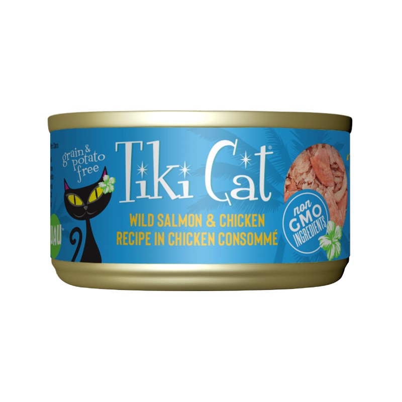 Tiki Cat-Napili Luau Grain Free Wild Salmon and Chicken In Chicken Consomme Canned Cat Food