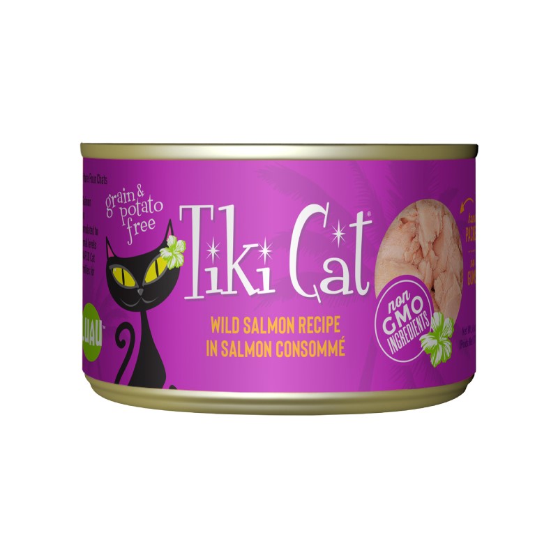 Tiki Cat-Hanalei Luau Grain Free Wild Salmon In Salmon Consomme Canned Cat Food