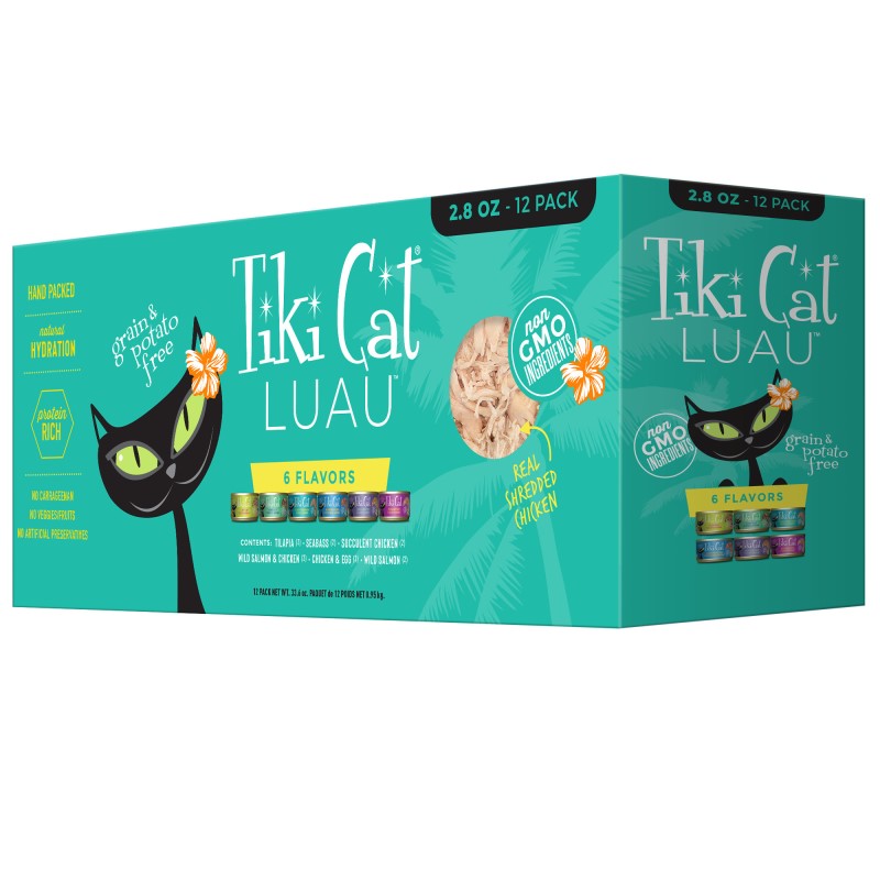 Tiki Cat-Queen Emma Luau Variety Pack