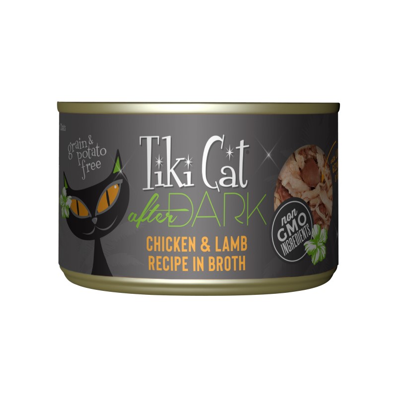Tiki Cat-After Dark Grain Free Chicken and Lamb Canned Cat Food