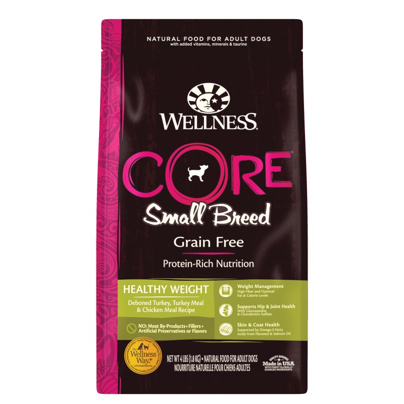 Wellness-CORE Grain Free Small Breed Healthy Weight Recipe
