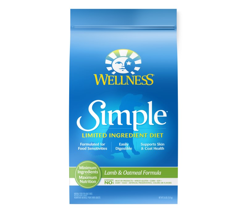 Wellness-Simple Natural Limited Ingredient Diet Lamb and Oatmeal Recipe Dry Dog Food