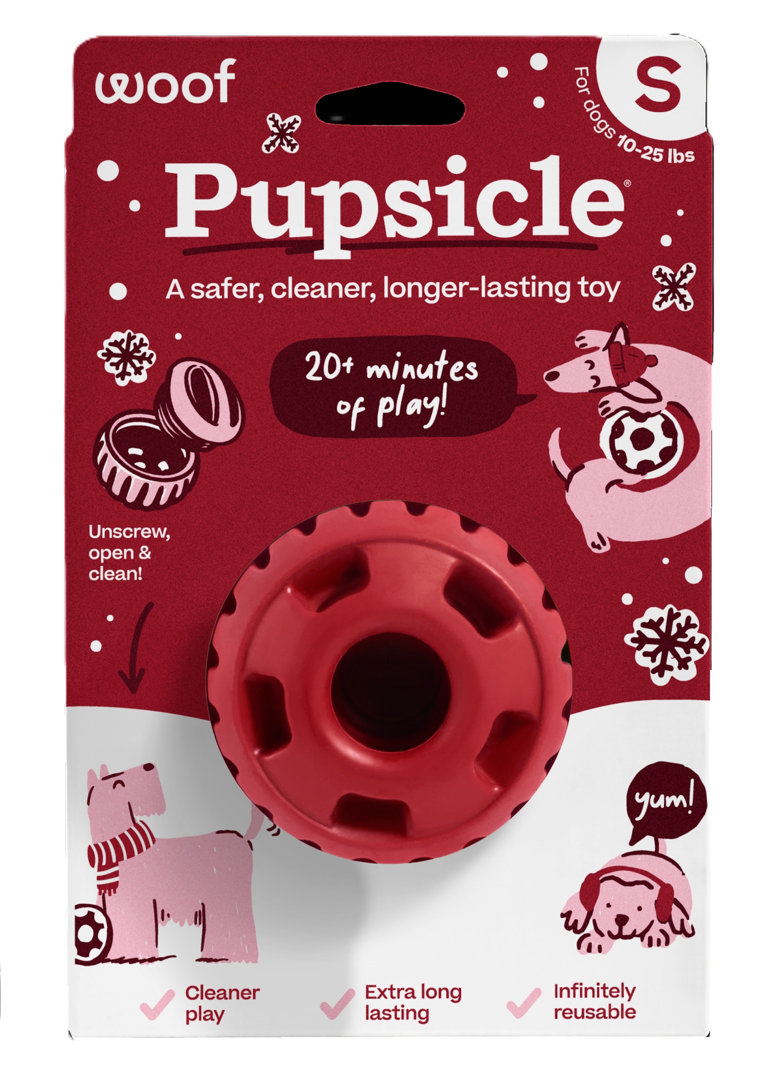 Woof-Holiday Pupsicle Toy