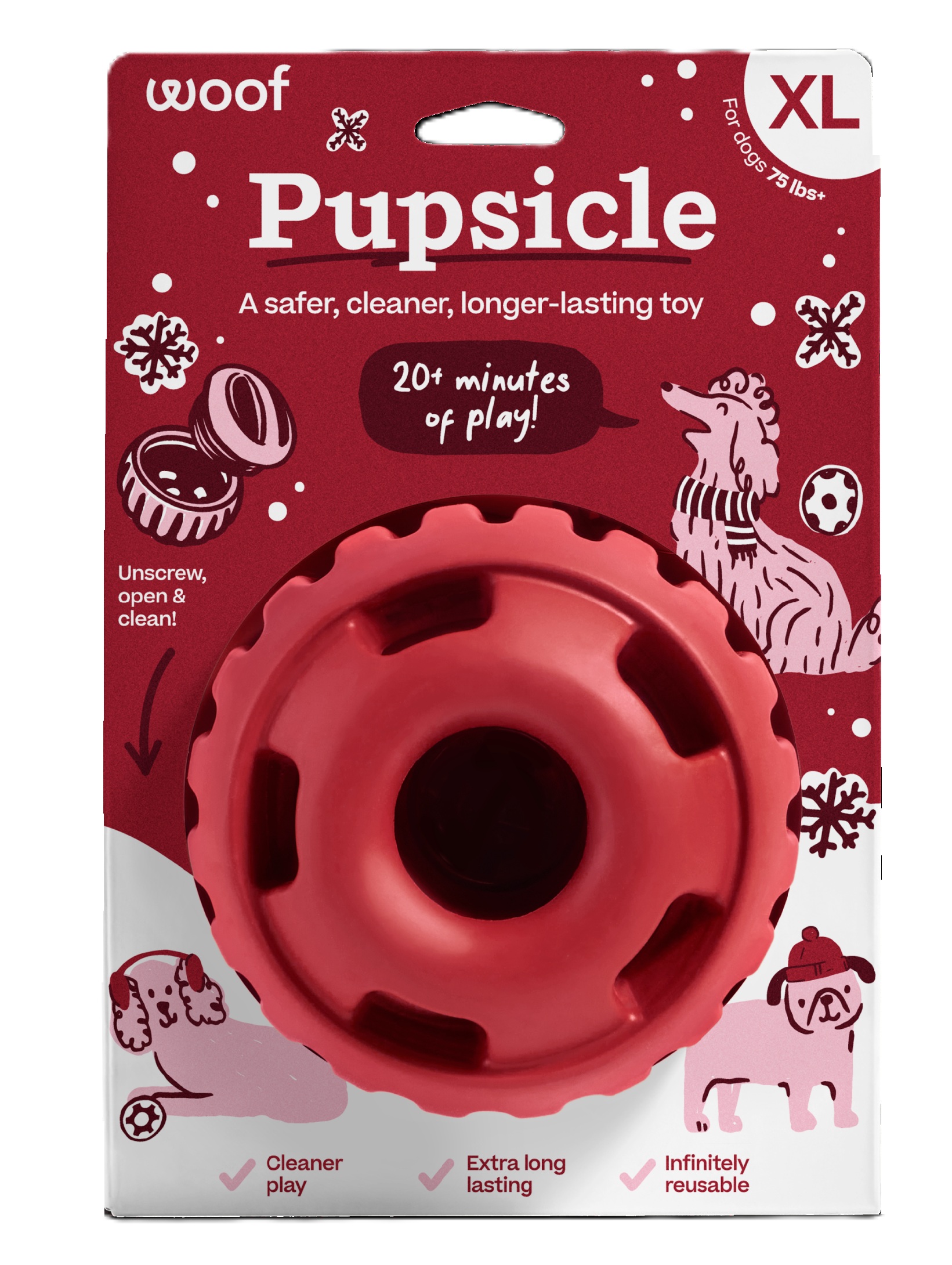 Woof-Holiday Pupsicle Toy