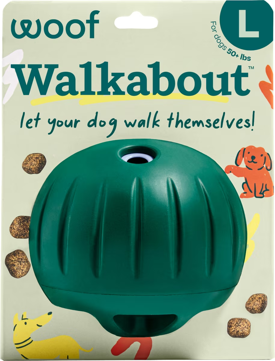 Woof-Walkabout Slow Feeder & Puzzle Dog Toy