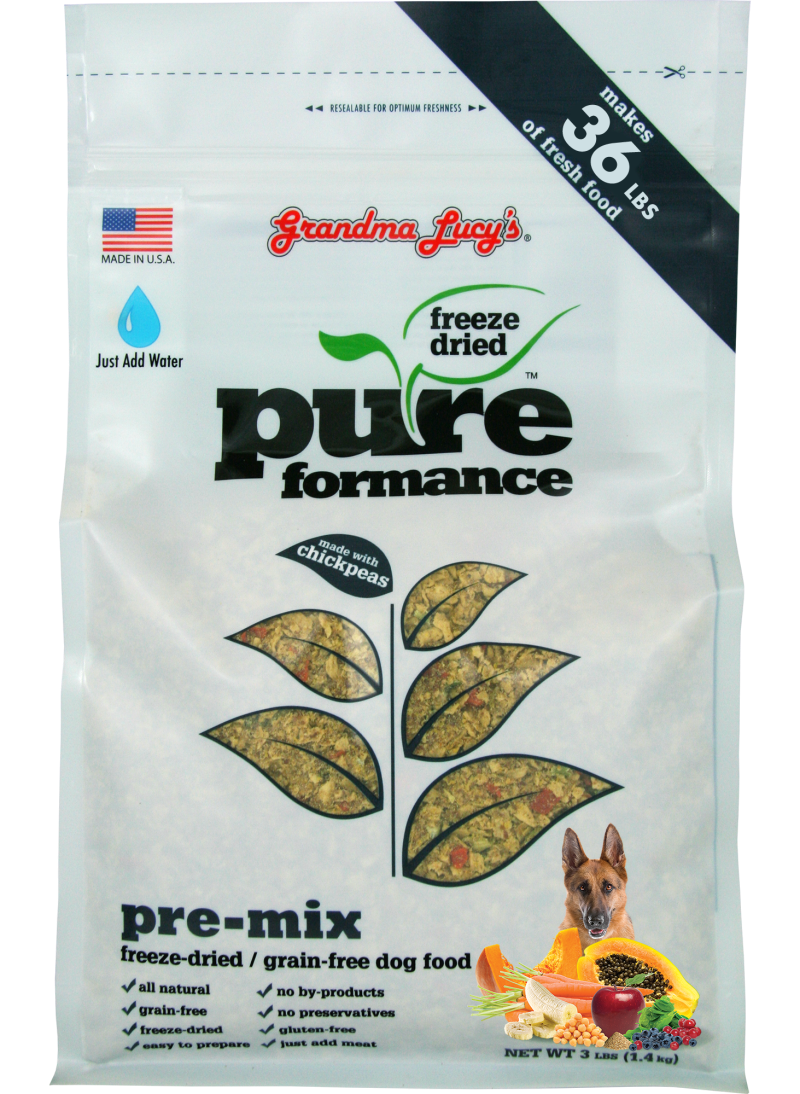 Grandma Lucy's-Pureformance Pre-Mix Freeze-Dried Raw Dog Food