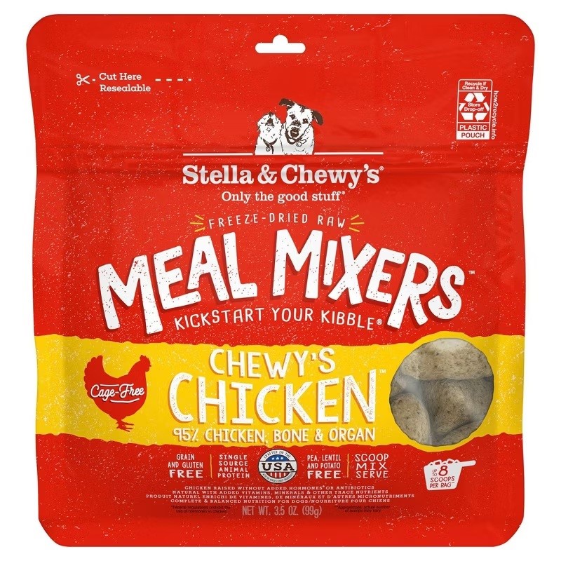 Stella & Chewy's-Freeze Dried Raw Chewy's Chicken Meal Mixers Grain Free Dog Food Topper