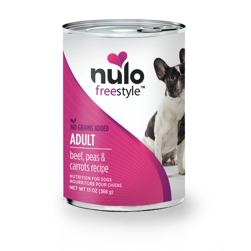 Nulo-FreeStyle Grain Free Beef, Peas, and Carrots Recipe Canned Dog Food