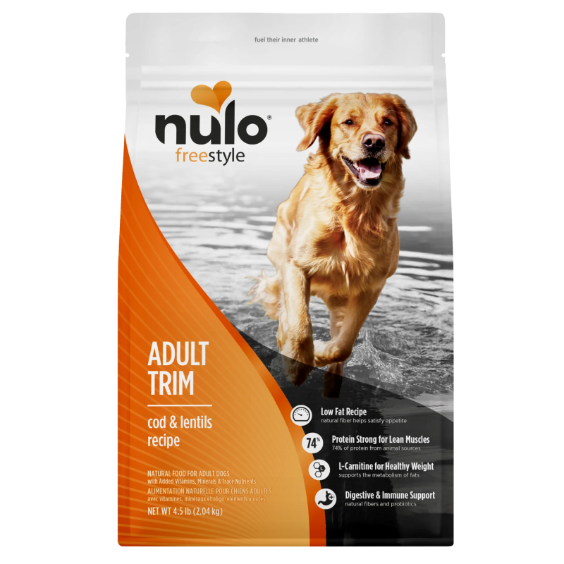 Nulo-FreeStyle Grain Free Adult Trim Cod and Lentils Recipe Dry Dog Food