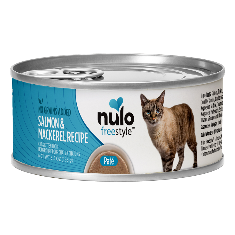 Nulo-FreeStyle Grain Free Salmon and Mackerel Recipe Canned Kitten & Cat Food