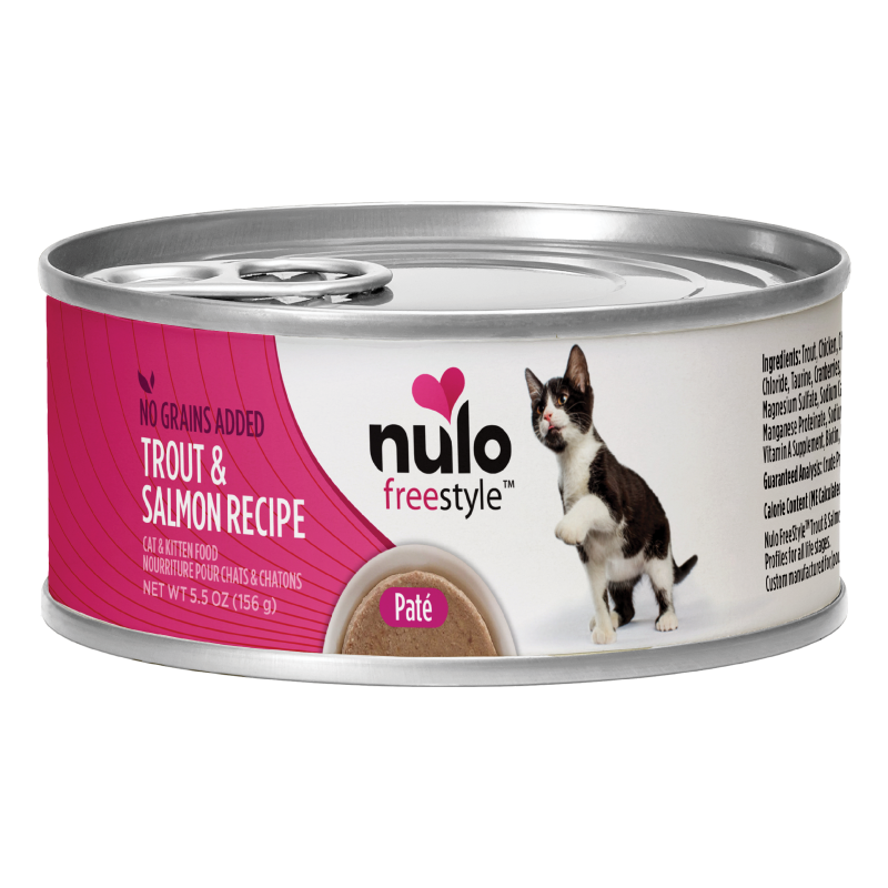 Nulo-FreeStyle Grain Free Trout and Salmon Recipe Canned Cat Food