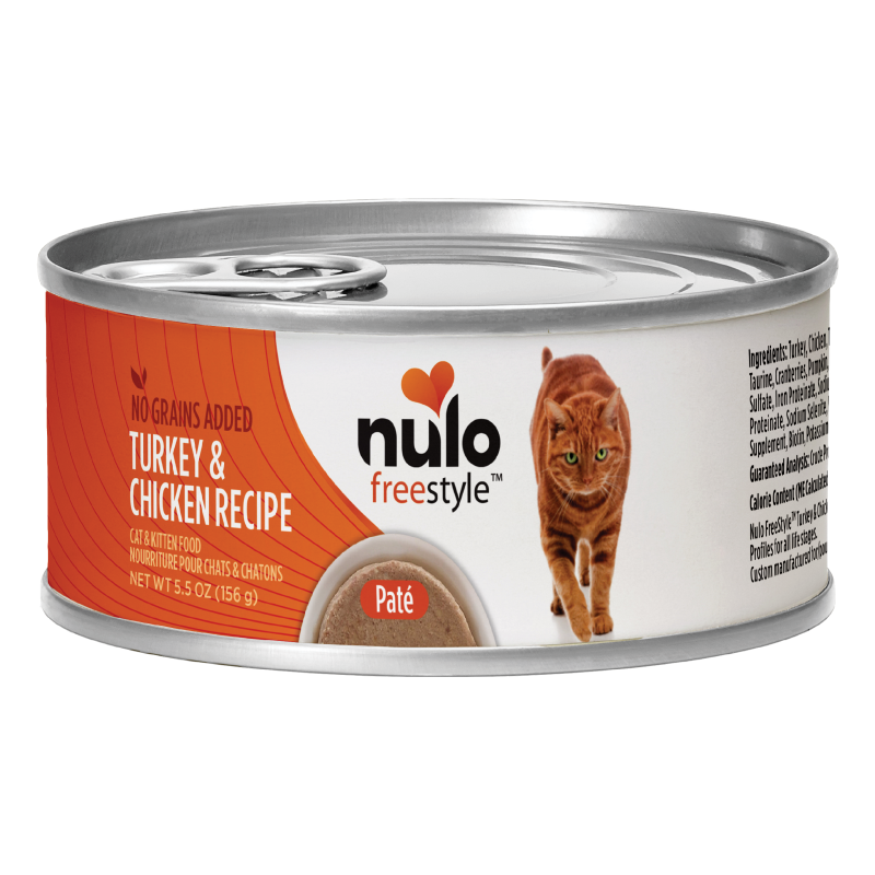 Nulo-FreeStyle Grain Free Turkey & Chicken Recipe Canned Cat Food